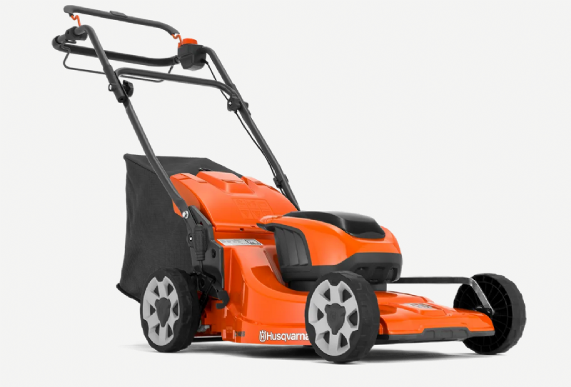 salg af Husqvarna LC 142iS med batteri og oplader