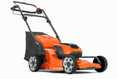 salg af Husqvarna LC 142iS med batteri og oplader