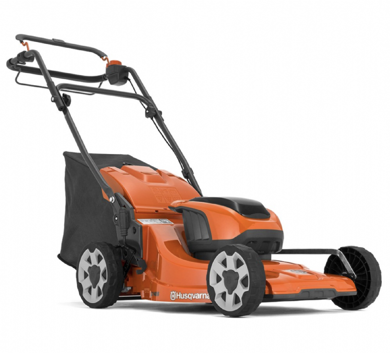 salg af Husqvarna LC 142iS med batteri og oplader