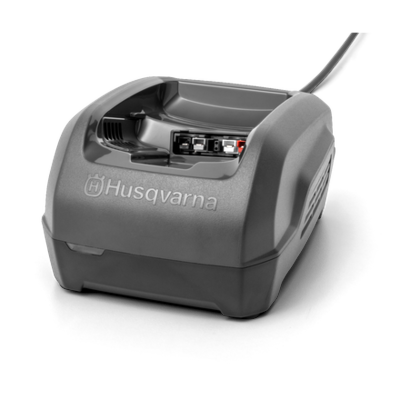 salg af Husqvarna QC250 batterioplader