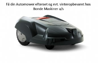 salg af Automower Mini ferie/Forårs klargøring